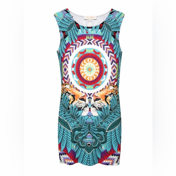 Mara Hoffman Dresses & Skirts - Mara Hoffman Bodycon Mini Dress Medium Multicolor Boho Festival Sleeveless